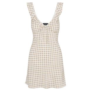 RealisationPar 连衣裙春夏格纹小清新真丝短裙 The Hazel