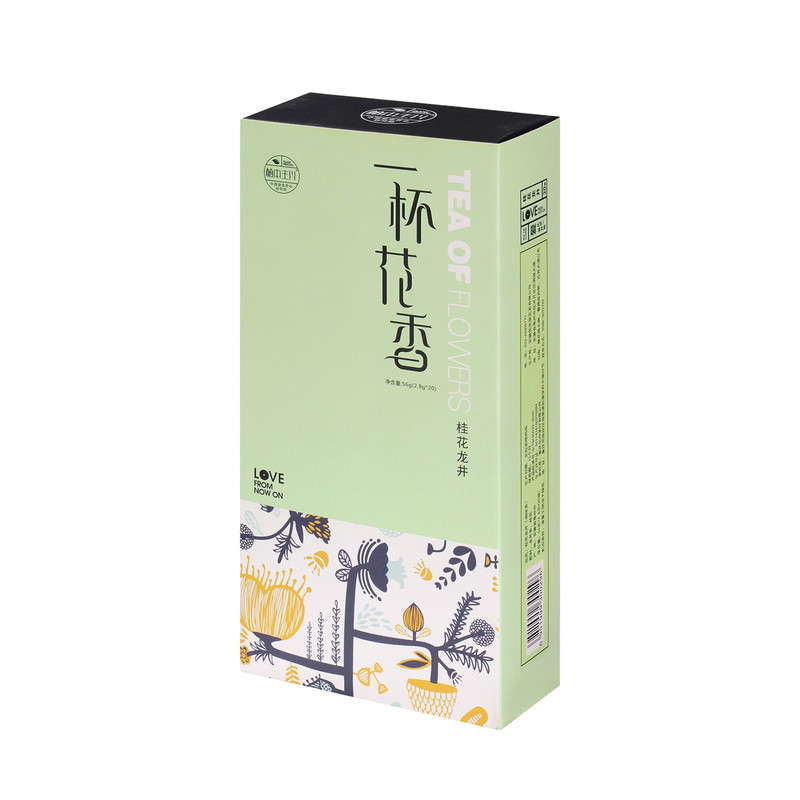 植本主义桂花龙井茶礼盒装
