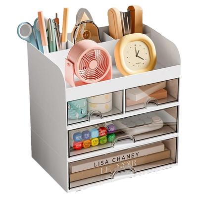 桌面收纳盒杂物文具置物架