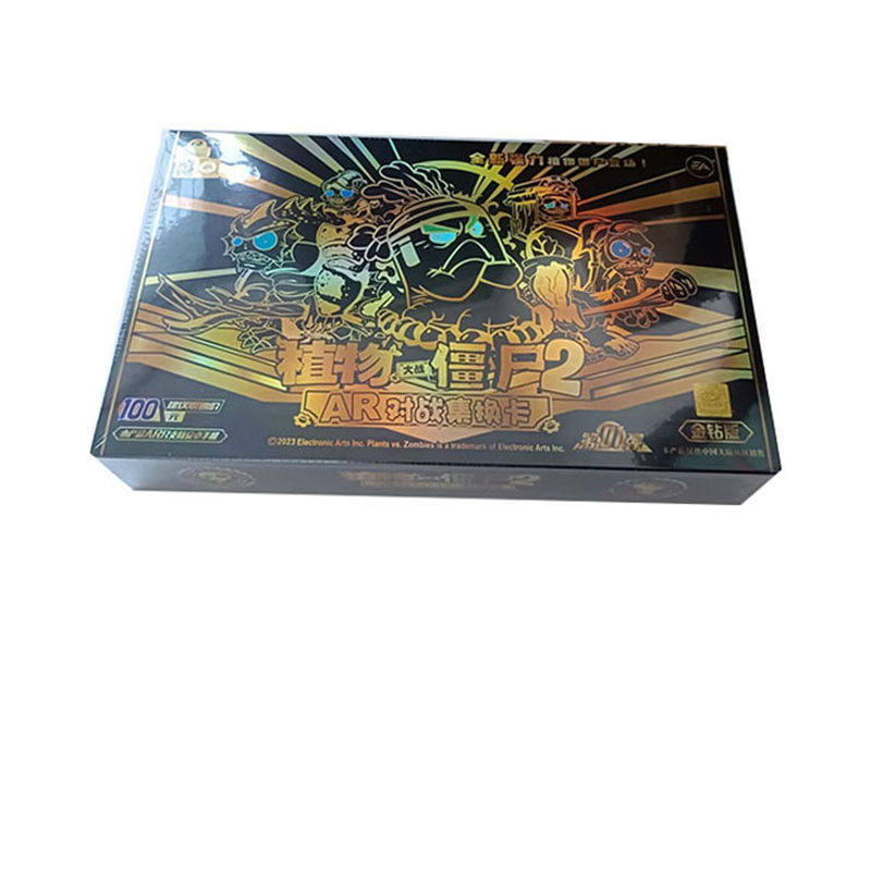 正版植物大战僵尸卡片金钻版闪卡第3弹SSP金卡纪念币男孩生日礼物