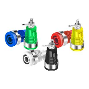 高质量高压安全型4mm面板香蕉插座孔电流32a接线柱连接器