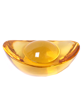 镇宅元宝招财开业天然黄水晶特价