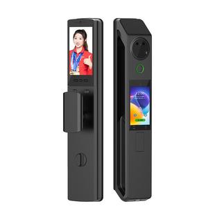 人脸识别智能门锁2025新款防盗门指纹锁入户门密码锁带监控电子锁