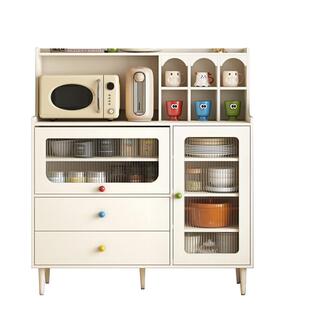 法式餐边柜靠墙一体水吧台茶水柜橱柜家用客厅置物柜子储物收纳柜