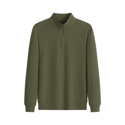 霞湖世家真德绒圆领双磨毛T恤