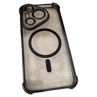 呆芒AIR气囊超防摔磁吸不发黄适用华为pura70手机壳透明pura70pro新款p70pro高级感轻奢ultra镜头+全包mate60