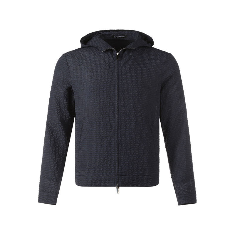 【自营】EMPORIO ARMANI/阿玛尼男士轻薄款连帽夹克B1R410 B1306