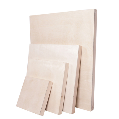 美术生木刻板椴木雕刻板打磨光滑