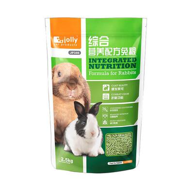 祖莉兔粮综合斤装营养球虫宠物