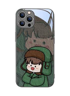 情侣适用苹果系列手机壳玻璃
