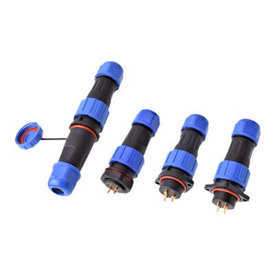 焊接公母对接防水连接器