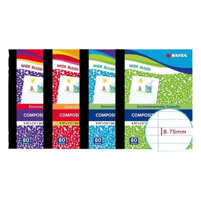 凯萨美式大理石笔记本可平摊