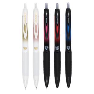 日本uni三菱Signo按动中性笔款UMN-307S学生用考试刷题水笔顺滑办公签字笔0.38/0.5mm不易洇染墨黑色签名笔