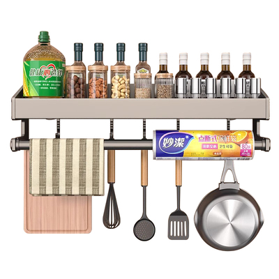 厨房吸盘置物架免打孔壁挂收纳架