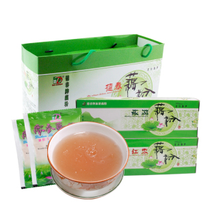 德春牌藕粉礼盒装1000克 湖北汉川产 原味红枣速溶莲藕粉羹代餐