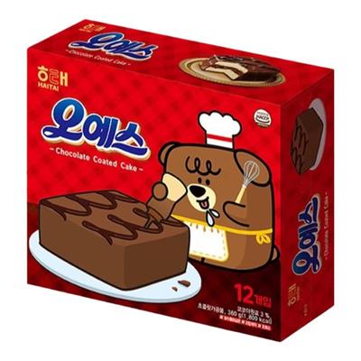 开心果巧克力蛋糕海太派韩国进口