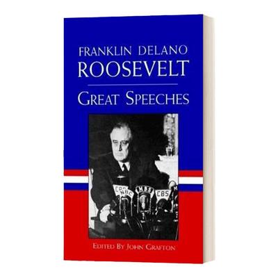 英文原版 Great Speeches 罗福斯著名演讲集 Dover Thrift Editions 英文版 Franklin Roosevelt 进口英语原版书籍
