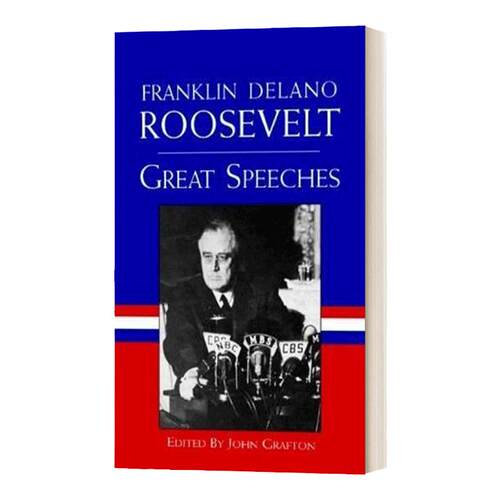 英文原版 Great Speeches 罗福斯著名演讲集 Dover Thrift Editions 英文版 Franklin Roosevelt 进口英语原版书籍