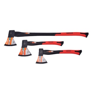 户外砍柴长柄多功能大号开山斧加长劈柴砍树斧子野营防震伐木斧头