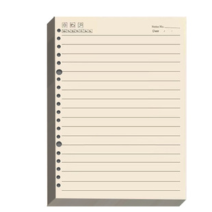 晨光A5活页替芯纸6孔/20孔学生活页本替芯20孔可拆卸外壳横线纸笔记本考研简约活页夹可替芯