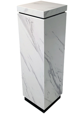 爵士白大理石展示台客厅石材摆件