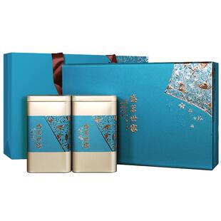盛茗世家茶叶明前龙井茶礼盒装绿茶送长辈领导