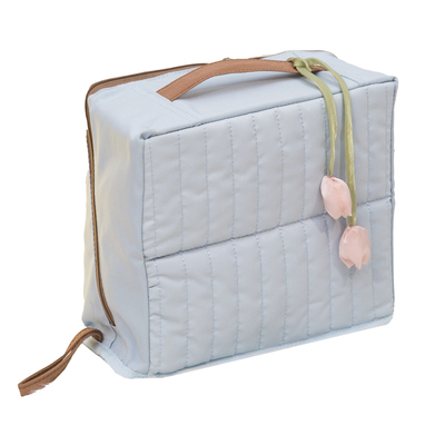 加厚防磕碰大容量立式夹棉化妆包