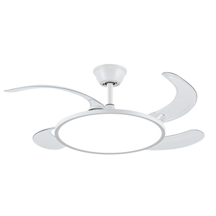 钻石牌隐形风扇灯2026年新款超薄一体吊灯家用卧室书房变频吊扇灯