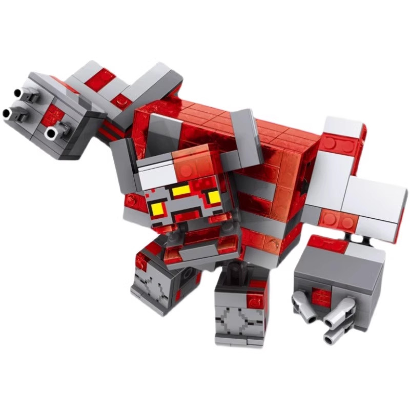 2026拼搭Minecraft我的世界系列红石之战21163怪兽傀儡积木玩具男