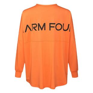 宽松大码胖mm女健身服瑜伽服上衣速干跑步罩衫运动T恤中长款遮臀