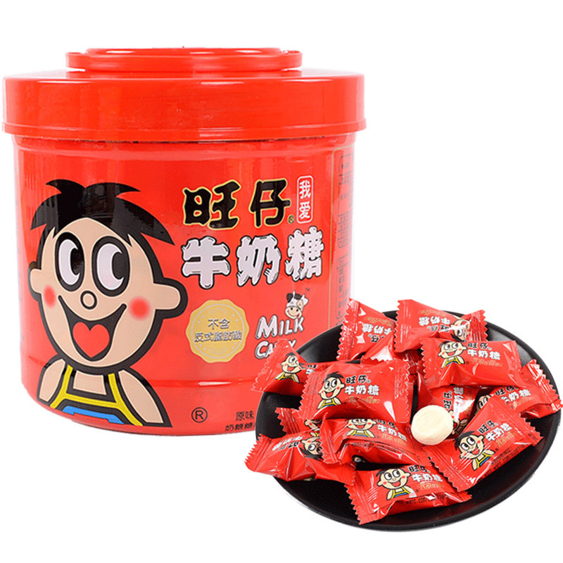 旺旺牛奶糖大桶装儿童生日送礼物