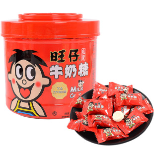 旺仔牛奶糖原味518g大桶存钱罐装旺旺结婚喜糖果儿童生日礼物零食