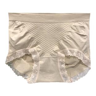 俏织中腰红色收腹裤提臀内裤女海藻纤维底裆透气黑新款爆款小肚子