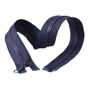 羽绒服衣服5号树脂长款拉链条儿童校服外套配件长拉锁黑红色白色