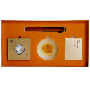 九皿茶道银叶子泡茶茶具软化水质去除水垢茶宠摆件礼盒装过节送礼