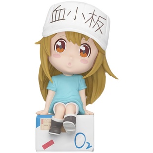 跨境动漫工作同人细胞手办血小板白细胞6款 盒蛋 Q版手办摆件模型