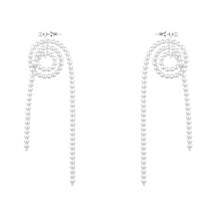 【张含韵同款】吾也 贝珠流苏耳钉 拾贝系列