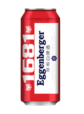 1681至尊精酿白啤酒送2只啤酒杯
