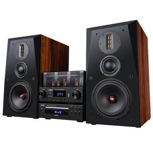 JUED君笛 S306发烧胆机组合音响三分频6.5寸hifi书架音箱家用套装