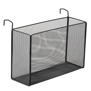 铁艺置物架办公室悬挂式文件资料收纳架办公桌面屏风隔板储物挂篮