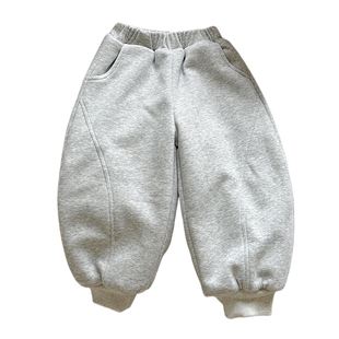 儿童棉裤冬季加厚一条过冬蚕丝棉外穿男童女童大棉裤宝宝夹棉卫裤