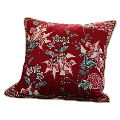 新年红色抱枕轻奢复古客厅沙发