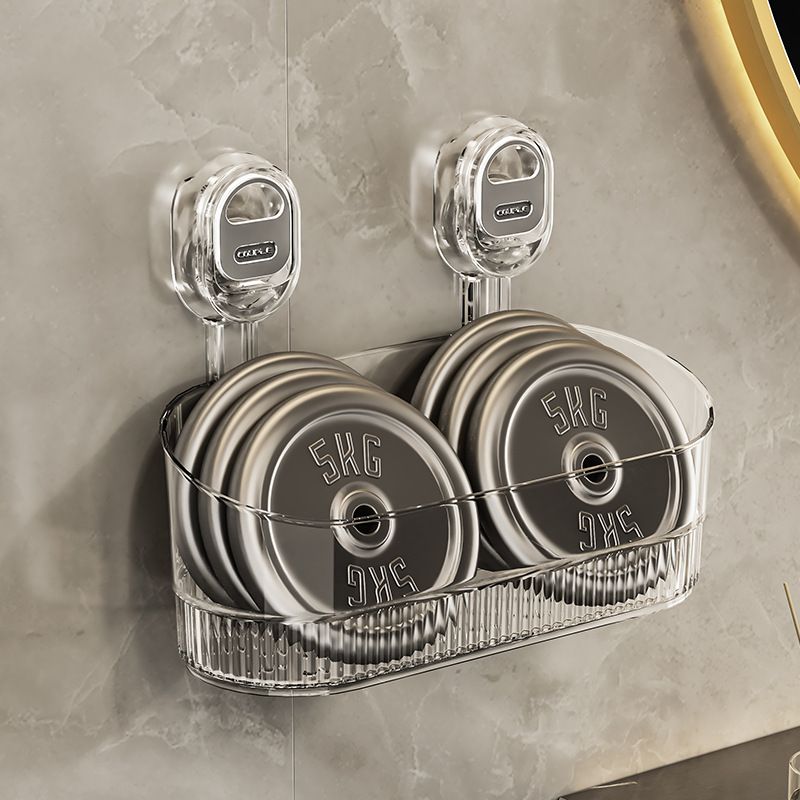 多功能吸盘壁挂置物架免打孔收纳沥水架厨房整理化妆洗漱浴室架