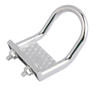 加油机胶管油管挂钩挂钩加油站配件金属锌铜合金银白色加油枪挂钩