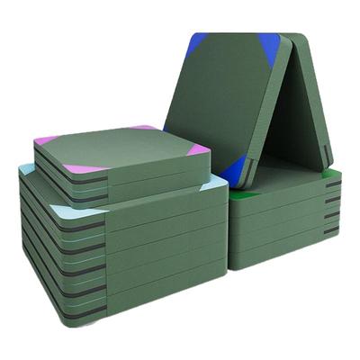 高弹体操垫折叠垫仰卧起坐专用海绵垫加厚学生舞蹈垫中考体育专用