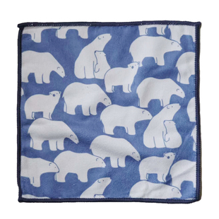 日单余货超细纤维全涤洗碗巾刷碗布清洁巾小方巾印花卡通易清洗