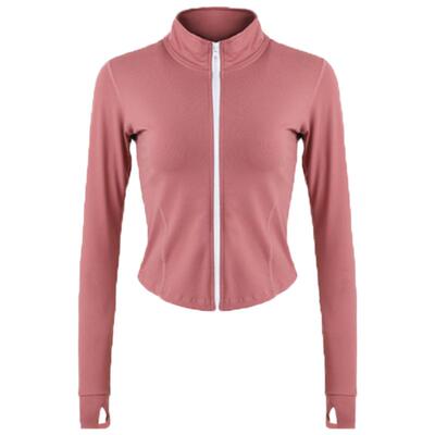 长袖运动外套显瘦女紧身