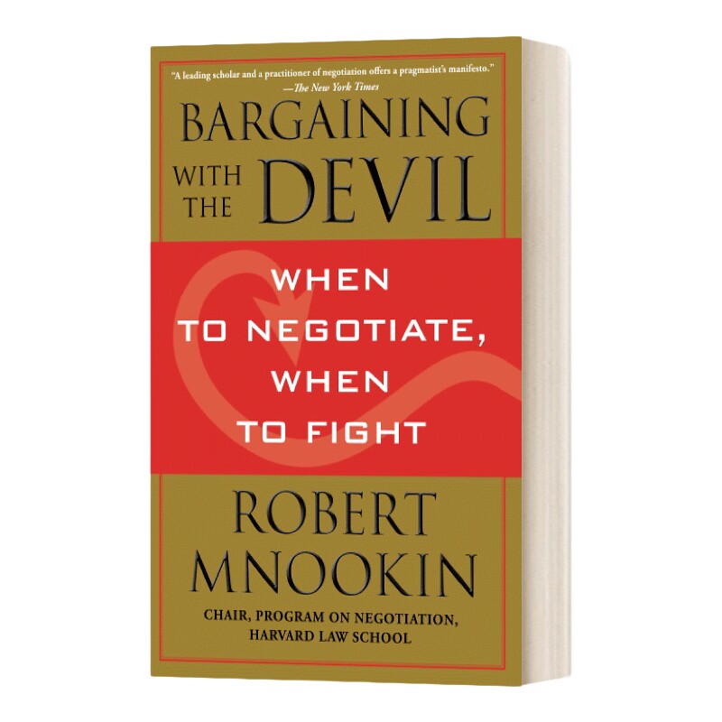 英文原版 Bargaining with the Devil 与魔鬼讨价还价 英文版 进口英语原版书籍