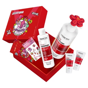 [马柏全同款]薇姿爆蓬红标洗发水有钱花礼盒咖啡因生姜蓬松洗头膏