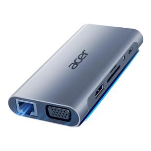 Acer/宏碁拓展坞typec扩展坞多接口HDMI投屏千兆网卡网口USB3.0高速hub集线器ipad平板笔记本电脑台式机转换